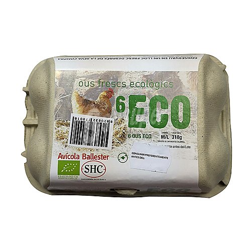HUEVOS ECOLÓGICOS M/L 1/2 docenA