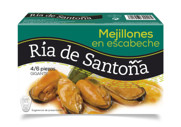 Mejillones en escabeche (115gr)