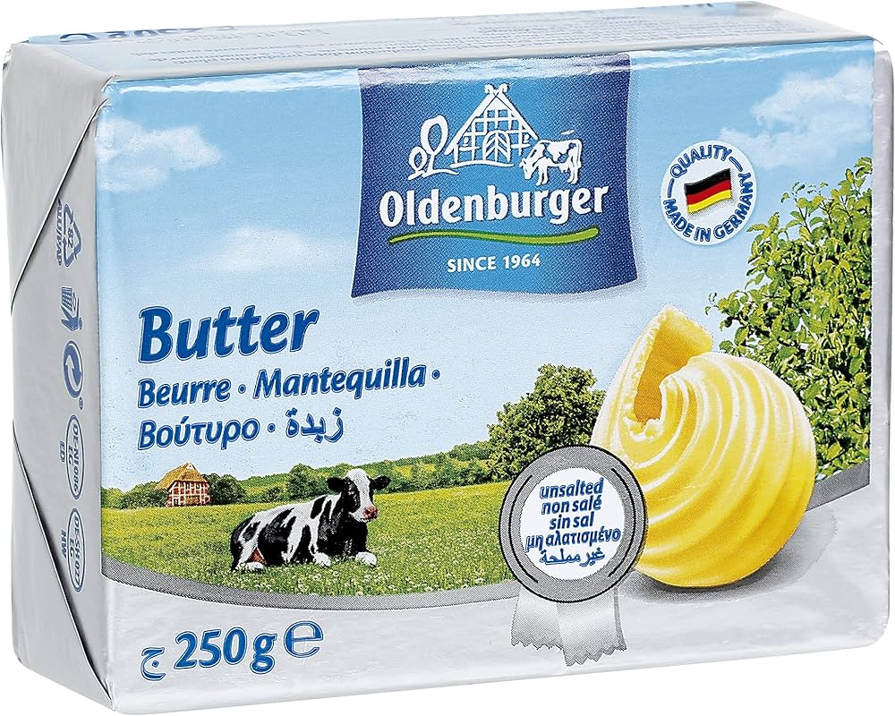 MANTEQUILLA SIN SAL (250gr)