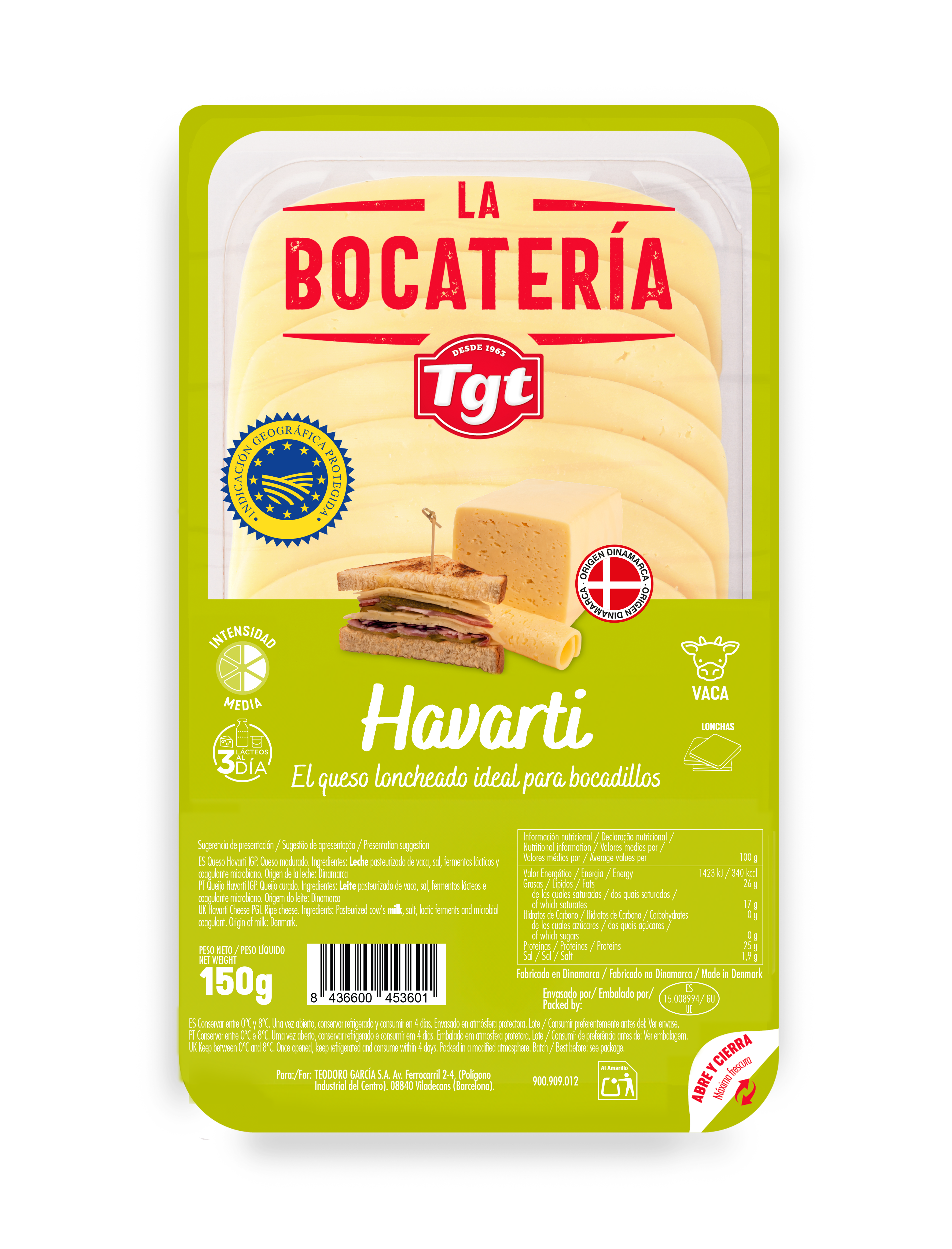 HAVARTI LONCHAS 100GR