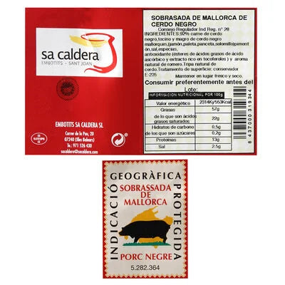 SOBRASSADA CERDO NEGRO UNIDAD